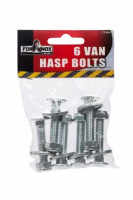 Fort Knox 6 pack Van Hasp Bolts - Click Image to Close