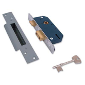 Willenhall 5 Lever Mortice Sashlock M5 50mm - Brass 19mm FP - Click Image to Close