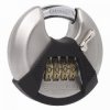 70mm Combination Padlock - Stainless Steel