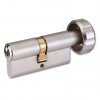 GeGe 95mm Euro Thumbturn Cylinder (50Tx45K) - Satin Nickel