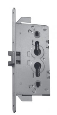 ISEO - 72mm PZ, 65mm backset Metal Door Lock case with arms - Click Image to Close