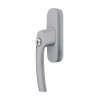 WP Tilt and Turn Forked/Spaded Aluminium Window Handle Silver
