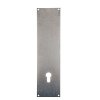 LA087 - Stainless Steel Finger Plate with Euro Cut Out