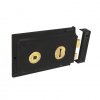 Securit Black Rim Lock 150mm X 105mm - Black