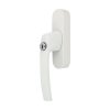 WP Tilt and Turn Forked/Spaded Aluminium Window Handle White
