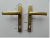 Roto 340 Lever/Lever Handles 92mm PZ Gold, 205/110mm 26mm width