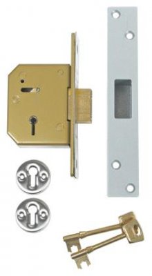 Union 3G115 - 5 Lever Mortice Deadlock - Brass 67mm - Click Image to Close