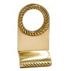 Georgian Rim Cylinder Door Pull - Polished Brass