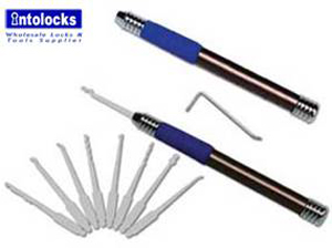 Pen Pick Set - 9 piece pick & tension tool set - Click Image to Close