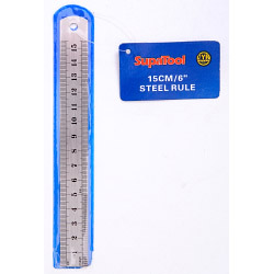 6" Steel Ruler - 150mm - Click Image to Close